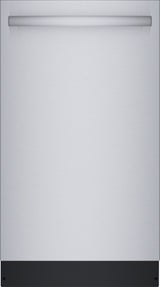 Bosch – 800 Series 18 Top Control Smart Built-In Dishwasher with 3rd Rack and 44 dBA – Silver