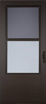 Larson 36-in x 81-in Brown Mid-View Storm Door | 37098042