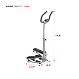 Sunny Health & Fitness Twist Stair Stepper Machine with Handlebar ?C SF-S020027