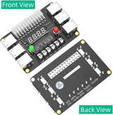 New Version ATX Power Supply Breakout Board and Acrylic Case Kit with 3.3V, 5V, 12V,-12V Output Voltage and 12 Ports USB, 3A Maximum Output