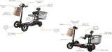 Generic 2022 New United Mobility City Slicker Battery Powered Mobility Scooter Heavy Duty Lightweight Folding 17 Miles Range Scooter (White)