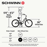 Schwinn Meridian Adult Tricycle with 26-Inch Wheels in Dark Silver