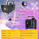 IMONE Smoke Machine with 72 LED Lights, Fog Machine with Remote Control, 500W and 2000 CFM Spray, Perfect for Wedding, Halloween, Party and Stage Effect
