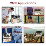Halloween Pet Carrier Airline Approved Pet Carrier Bag Dog Carrier for Small Medium Cats Dogs Puppies Kitten