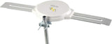 Lava Omnipro HD-8008 Omni-Directional HDTV Antenna 360 Degree – Attic or Roof Mount TV Antenna with Mounting Pole for Clear Reception, 4K 1080P