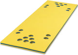 Goplus Floating Pong Table, 3-Layer Tear-Resistant Foam Water Pad Mat with Cup Holes for Lake Pool Game