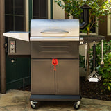 Z GRILLS Wood Pellet Grill Smoker with PID Technology, Auto Temperature Control, Direct Flame Searing Function, 572 sq in Cooking Area for Outdoor BBQ