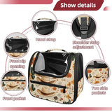 Halloween Pet Carrier Airline Approved Pet Carrier Bag Dog Carrier for Small Medium Cats Dogs Puppies Kitten