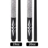 Fiberglass Graphite Composite Billiard Pool Cue Sticks 18oz 19oz 20oz 21oz 58inch