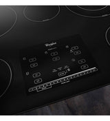 Whirlpool Gold 30×22 Electric Cooktop-Black-G9CE3065XB
