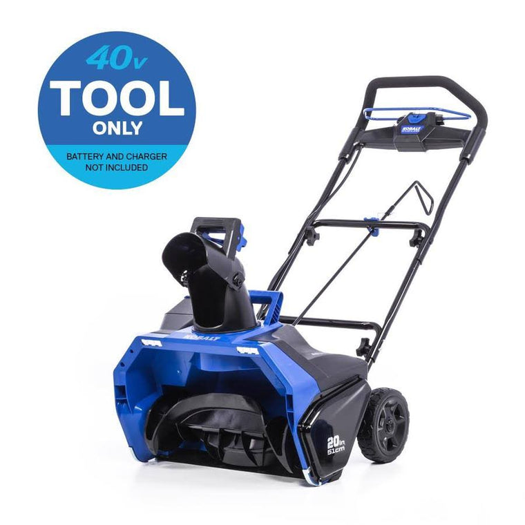 Kobalt 40-Volt Max 20-in Single-Stage Cordless Electric Snow Blower | KSB 2040-06