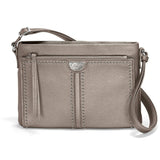 Brighton Jagger Cross Body Organizer Zinc Pearl