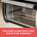 2025 Spacemaker Under-Counter Toaster Oven, Black/Stainless Steel, TROS1000D