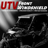 HECASA Windshield Compatible with Kubota RTV 400, Kubota RTV 500, Kubota RTV 520 Full Clear Windscreen