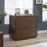Sauder Englewood 2 Drawer Wooden Lateral File in Spiced Mahogany