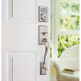 Kwikset 99090-022 SmartCode Electronic Deadbolt Featuring SmartKey, Polished Chrome