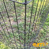 MTB Garden Wire Compost Bin 30x30x24 inches, Green, Garden Bed Fencing