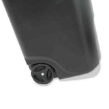 Rubbermaid Roughneck 45 gal. Black Wheeled Trash Can with Lid