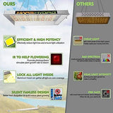Mars Hydro TS 600W LED Grow Light 2×2 ft Sunlike Full Spectrum LED Grow Lamp