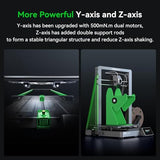 Creality K1C 3D Printer, 600mm/s High-Speed Auto Leveling Clog-Free Robust Direct Extruder K1 SE Upgraded 3D Printer with AI Camera 300??C Printing Silent Mode Support Carbon Fiber Filaments