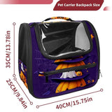 Halloween Pet Carrier Airline Approved Pet Carrier Bag Dog Carrier for Small Medium Cats Dogs Puppies Kitten