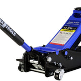 CQSXDA Floor Jack, 4 Ton Low Profile Floor Jack, Heavy-Duty Steel Racing Floor Jack with dual Piston Quick Lift Pump, Floor Jack Lifting Range 4-21