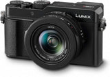 Panasonic Lumix LX100 II Large Four Thirds 21.7 MP Multi Aspect Sensor 24-75mm Leica DC VARIO-SUMMILUX F1.7-2.8 Lens Wi-Fi and Bluetooth Camera with 3 LCD, Black (DC-LX100M2)