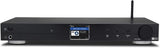 Ocean Digital WiFi Internet Component Radio Tuner (430 mm) WR10 FM/ Ethernet Bluetooth Receiver 2.4 Color Display with Digital Output to Connect Hi-Fi System -Black