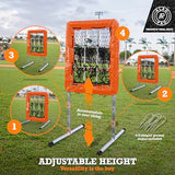 ALAGPRO? The Original 9 Hole Pitching Net with Strike Zone Pocket | Pitching Target for Baseball & Softball Pitchers