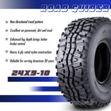 One New ATV tire 24×9-10 24x9x10 6PR 10270