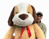 Big Plush Giant Stuffed Puppy Dog 5 Feet 60 Inches 153 cm Huge Soft Adorable Plush Dog