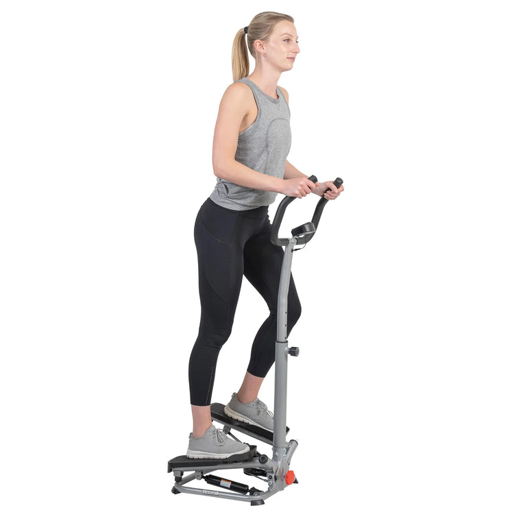 Sunny Health & Fitness Twist Stair Stepper Machine with Handlebar ?C SF-S020027