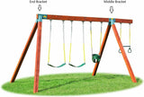 Eastern Jungle Gym Easy 1-2-3 90?? A-Frame Swing Set Bracket Heavy Duty for EZ, Simple Install – DIY Swing Set Parts