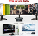 Beelink SER4 Ryzen Mini PC Windows 11 AMD Ryzen 7 4800U(7nm, 8C/16T)up to 4.2GHz, 32GB DDR4 RAM 512GB NVME SSD, 4K@60Hz Triple Display Dual HDMI+Type-C, Support 57W Mini Gaming Computer WiFi 6E BT5.0