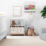 GAP babyGap Tate 4-in-1 Convertible Crib – Greenguard Gold Certified, Bianca White/Natural