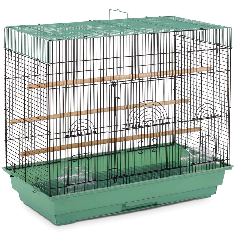 Prevue Pet Products SP1804-4 Flight Cage, Green/Black, 26×22 x 14×22 x 20×22