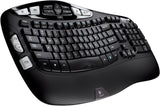 Logitech – MK570 Comfort Wave Wireless Keyboard and Optical Mouse (Renewed)