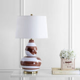 Safavieh Aileen Blue u0026 White Table Lamp