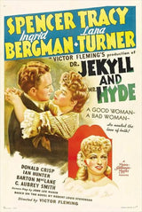 Dr. Jekyll and Mr. Hyde Poster Movie B 27 x 40 In – 69cm x 102cm Spencer Tracy Ingrid Bergman Lana Turner Donald Crisp Ian Hunter Barton MacLane
