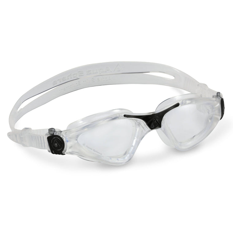Aqua Sphere Kayenne Goggle with Clear Lens, Clear/Black, Regular