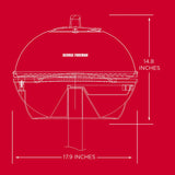 George Foreman Silver 12+ Servings Upto 15 Electric Grill