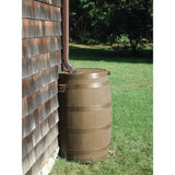 RTS Oak Rain Barrel w/ Brass Spigot
