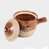 Traditional Chinese Medicine Casserole Retro Skillet Pottery Clay Chinese Medicine Pot Pitcher Teapot Stew Pot Ramen Gift,001,25x19cm (1 22×17.5cm)