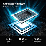 Beelink SER4 Ryzen Mini PC Windows 11 AMD Ryzen 7 4800U(7nm, 8C/16T)up to 4.2GHz, 32GB DDR4 RAM 512GB NVME SSD, 4K@60Hz Triple Display Dual HDMI+Type-C, Support 57W Mini Gaming Computer WiFi 6E BT5.0