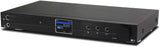 Ocean Digital WiFi Internet Component Radio Tuner (430 mm) WR10 FM/ Ethernet Bluetooth Receiver 2.4 Color Display with Digital Output to Connect Hi-Fi System -Black
