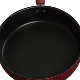 Paula Deen Signature Porcelain 15-Piece Nonstick Cookware Set, Red/Black