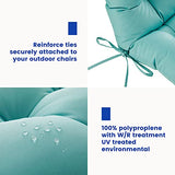 Patio Chair Cushion for Adirondack,High Back Tufted Rocking Chair Cushion, Outdoor Seat Chair Cushion 48x21x4 inch, Sunscreen and Fade-Resistant,1Count,Yellow