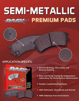 Dash4 Semi-Metallic Disc Brake Pad MD632