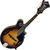 Washburn M3Ek F-Style Acoustic/Electric Mandolin Starter Package, Sunburst
