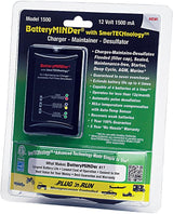 BatteryMINDer 1510: 12 Volt-1.5 Amp Battery Charger, Battery Maintainer, and Battery Desulfator ?C Designed for Cars, Trucks, Motorcycles, ATV, Boats, RV